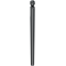 Dekorativ puller | Serie 478B | � 76 mm | fastmonteret, til indst�bning i beton med jordanker, total l�ngde ca. 1300 mm | uden l�s | uden �je
